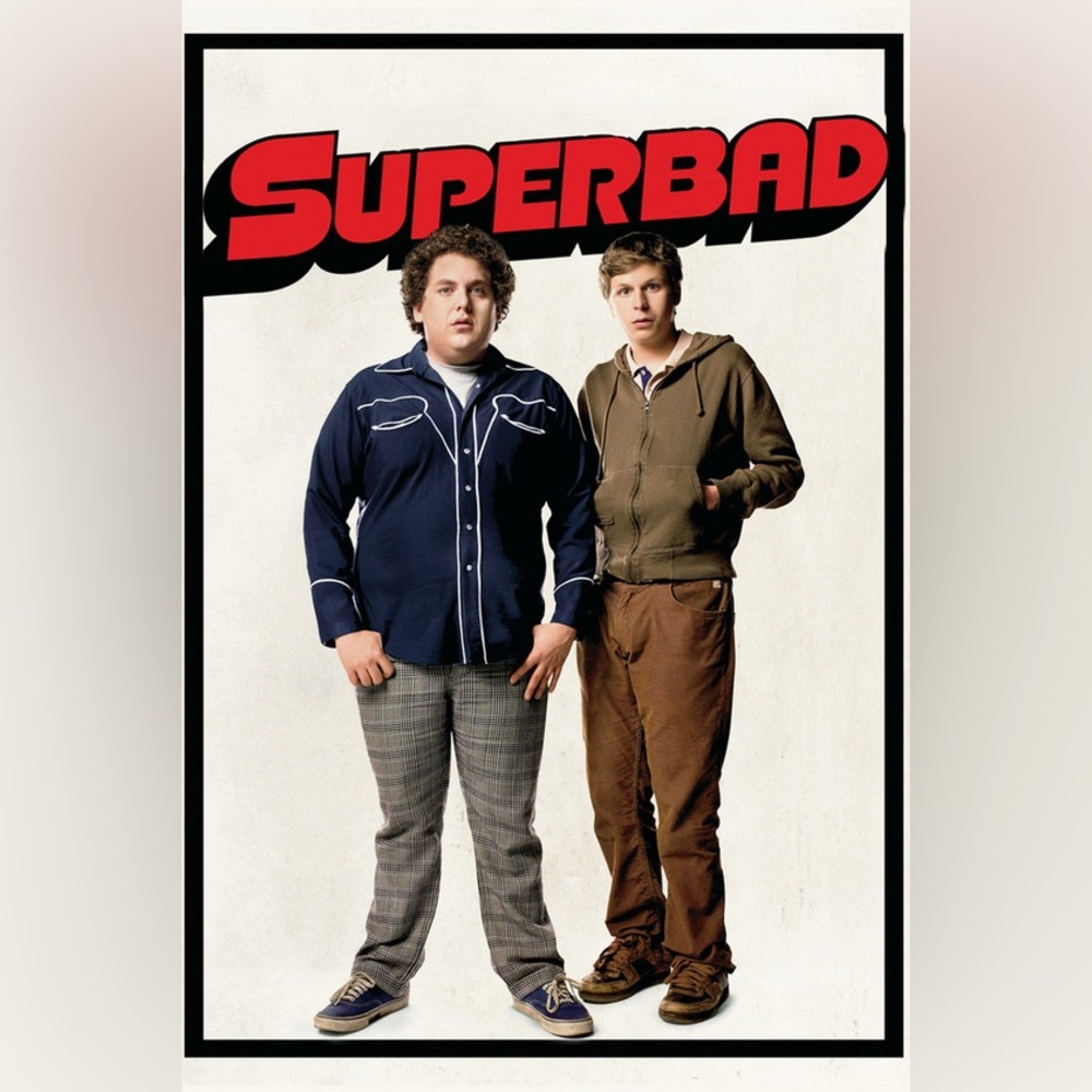 SUPERBAD (DVD) Comedy Jonah Hill Michael Cera Party Funny Movie Date Night